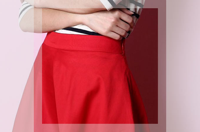 赤いスカートに合う色や合わせ方・着こなし・コーディネート集